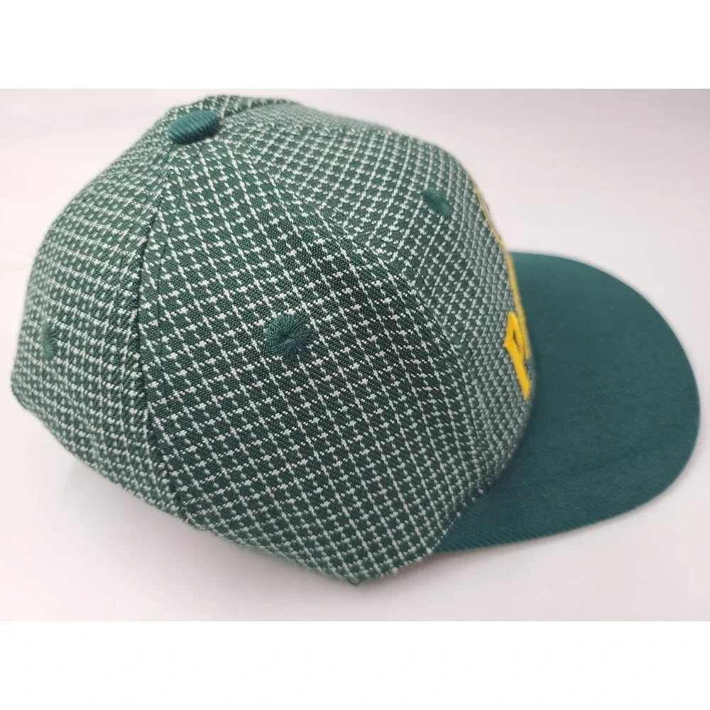 Vintage Youth Green Bay Packers Logo Athletic Pro Line Grid Adjustable Hat Cap‎